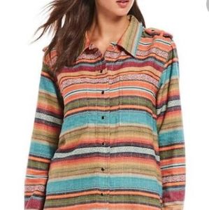 Tasha polizzi rambler serape woven shirt